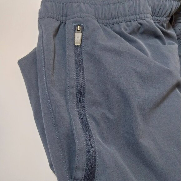 LL BEAN SIZE XXL 30" MULTISPORT NAVY BLUE ELASTIC WAIST PULL ON PANTS - Picture 6 of 16